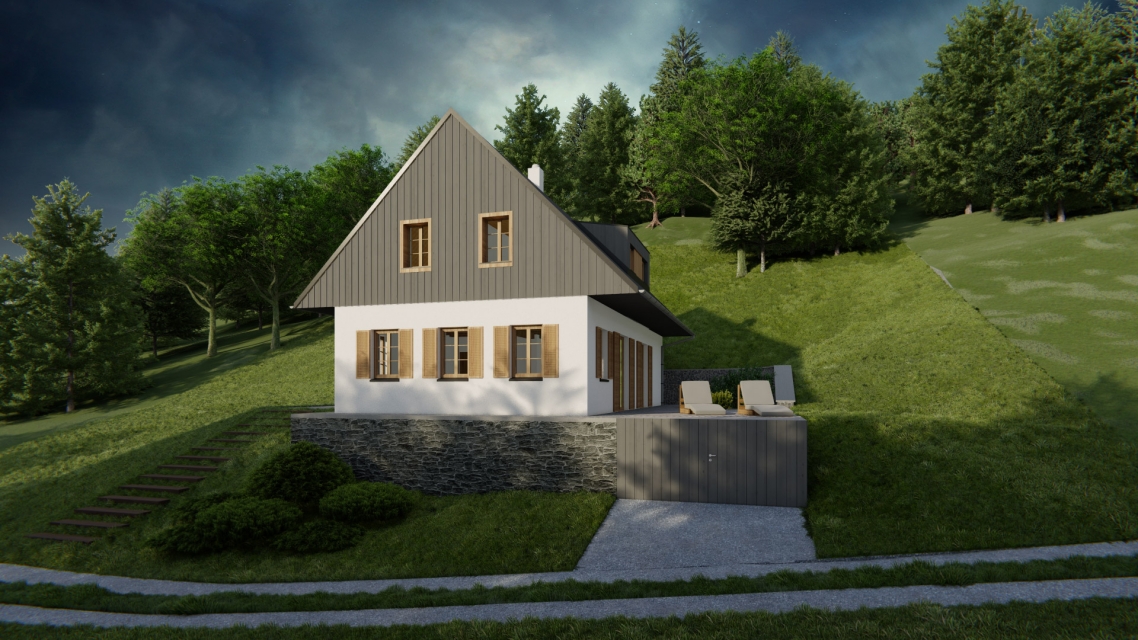 Rodinný dům na územní chráněné krajinné oblasti